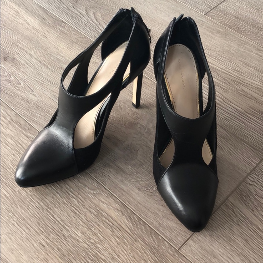 Black Zara heels perfect condition.